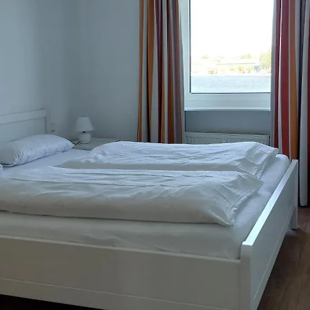 公寓 Exklusive Am Suedstrand Mit Wintergarten & Hafenblick 113 威廉港